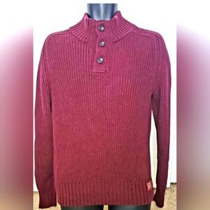 American Eagle Outfitters AE Knit Sweater Pullover 3 Button Men's Size S